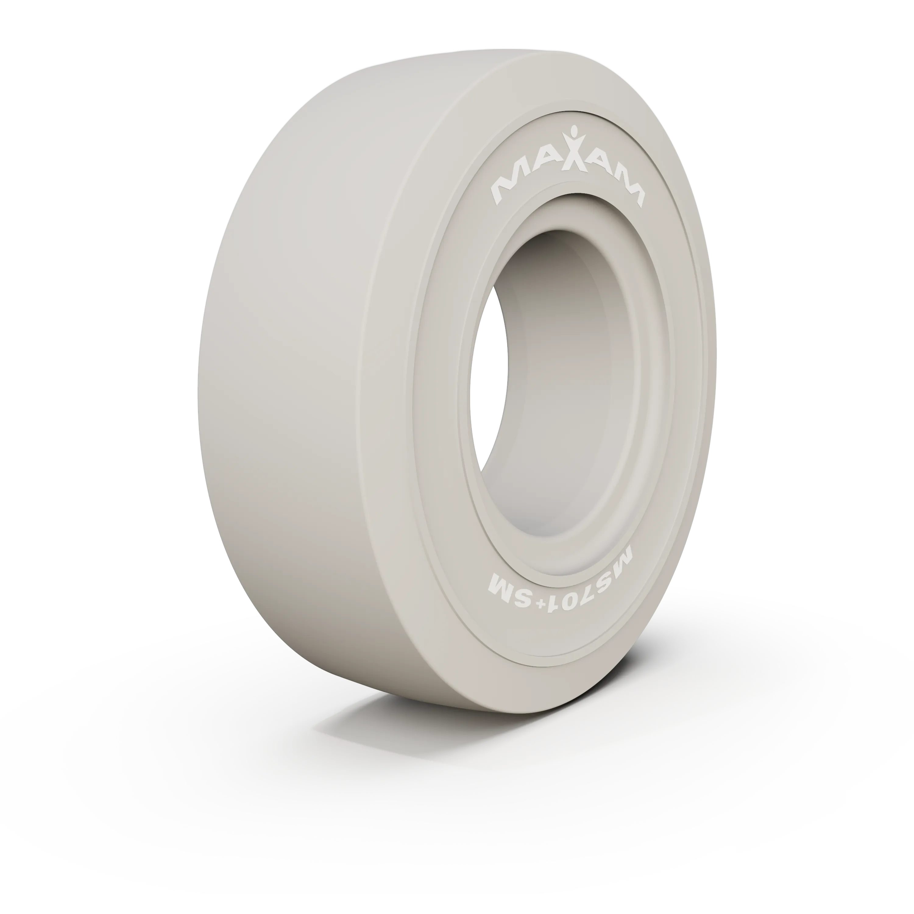 12.00-20 Maxam Non-Marking MS701  Pro (10.0) Solid Tire, ST (Lockring), Smooth V50259
