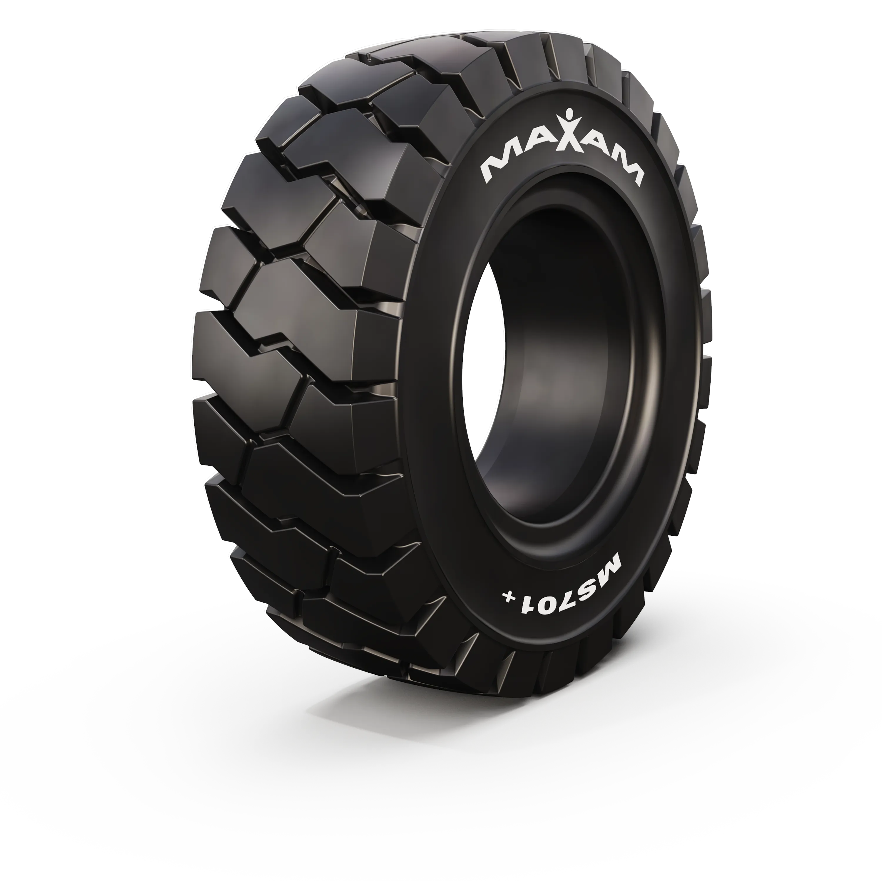 21X8-9 Maxam MS701  Pro (6.00E-9) Solid Tire, ST (Lockring), BSW, Traction V50142