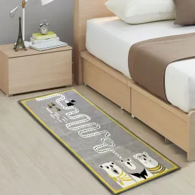 3D Digital Printed Carpet, Rugs for Living Room , Bed Runner with Anti Slip Backing - DR1024