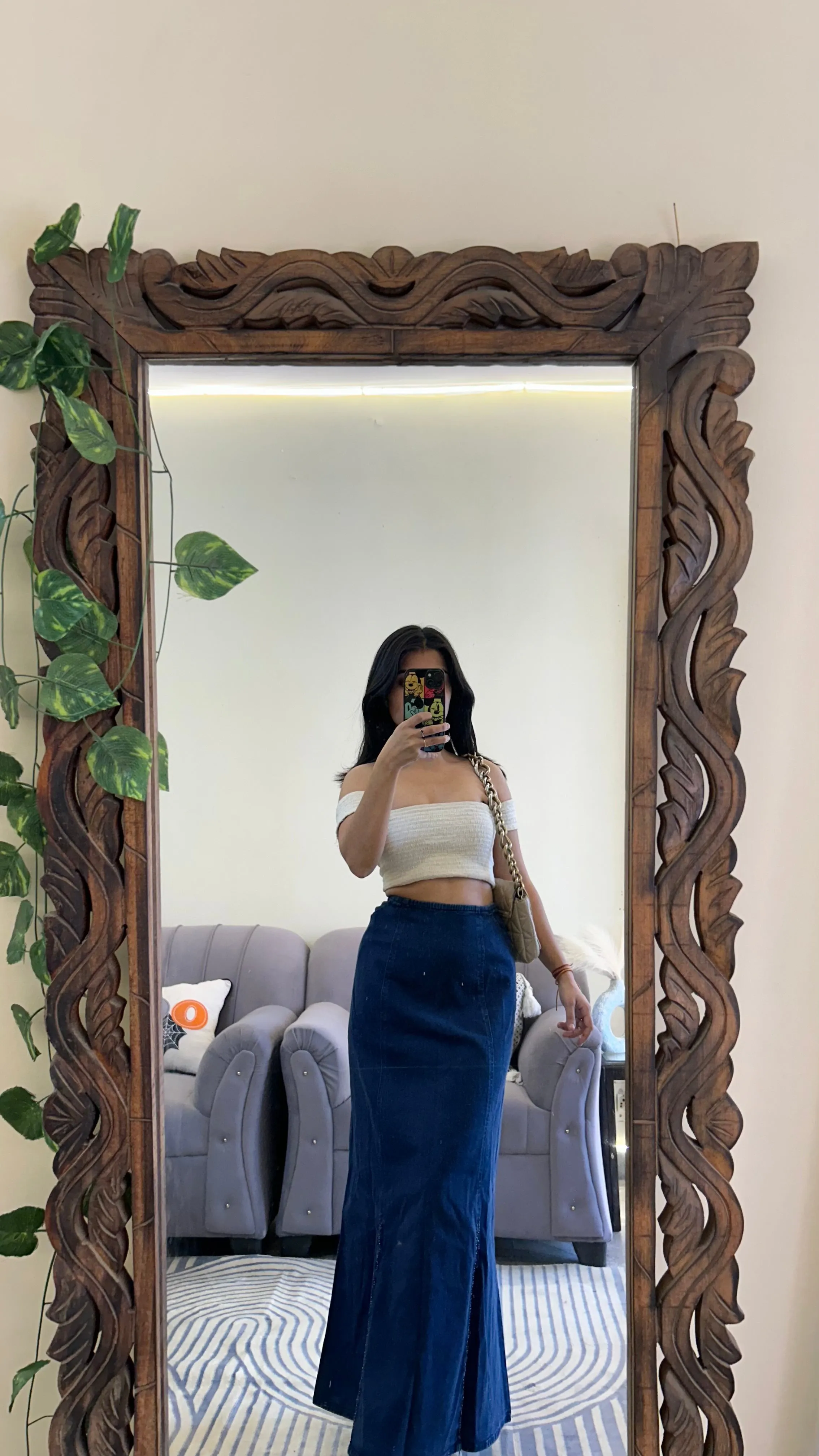 41) Korean skirt 34 waist/l:34