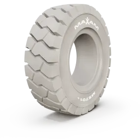 7.00-15 Maxam Non-Marking MS701  (6.0) Solid Tire, ST (Lockring), Traction V50247