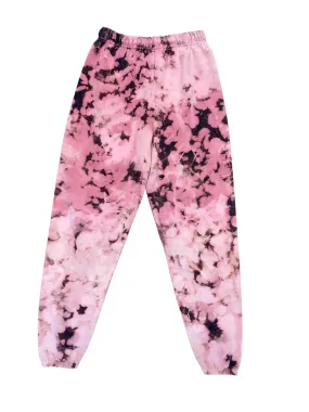 8586: VINTAGE WASHED TIE DYE JOGGER SWEATPANTS