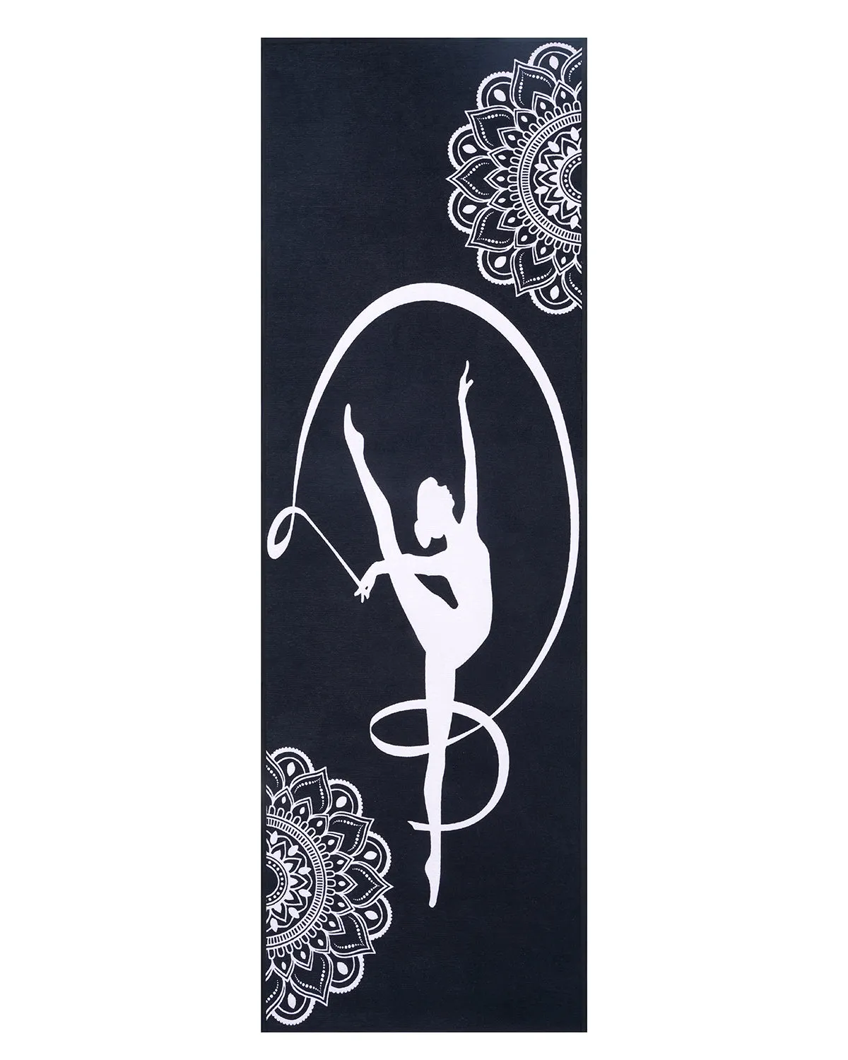 8mm Dancing Girl Black Yoga Mat Online | Grhamoy