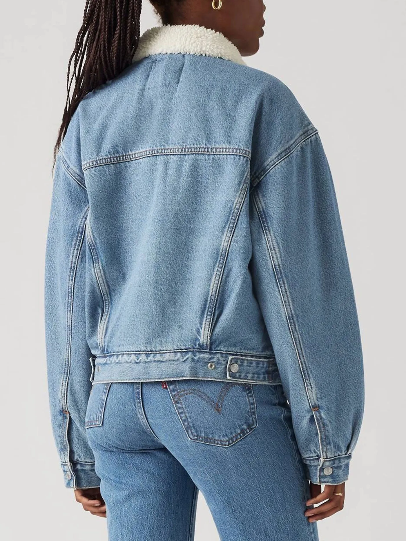 90s Sherpa Trucker Inner Adventurer Jacket