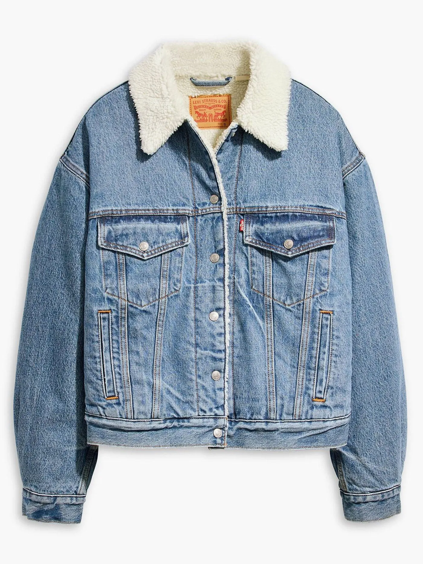 90s Sherpa Trucker Inner Adventurer Jacket