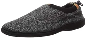 Acorn Women's Explorer Water Repellent Moc Slipper with Adjustable Toggle, Black Heather, Small