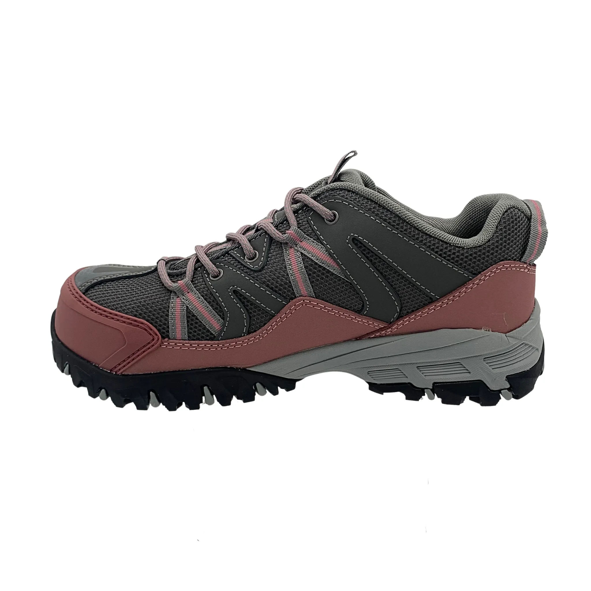 AdTec Black/Pink Women's 4" Work Hiker Cap Toe
