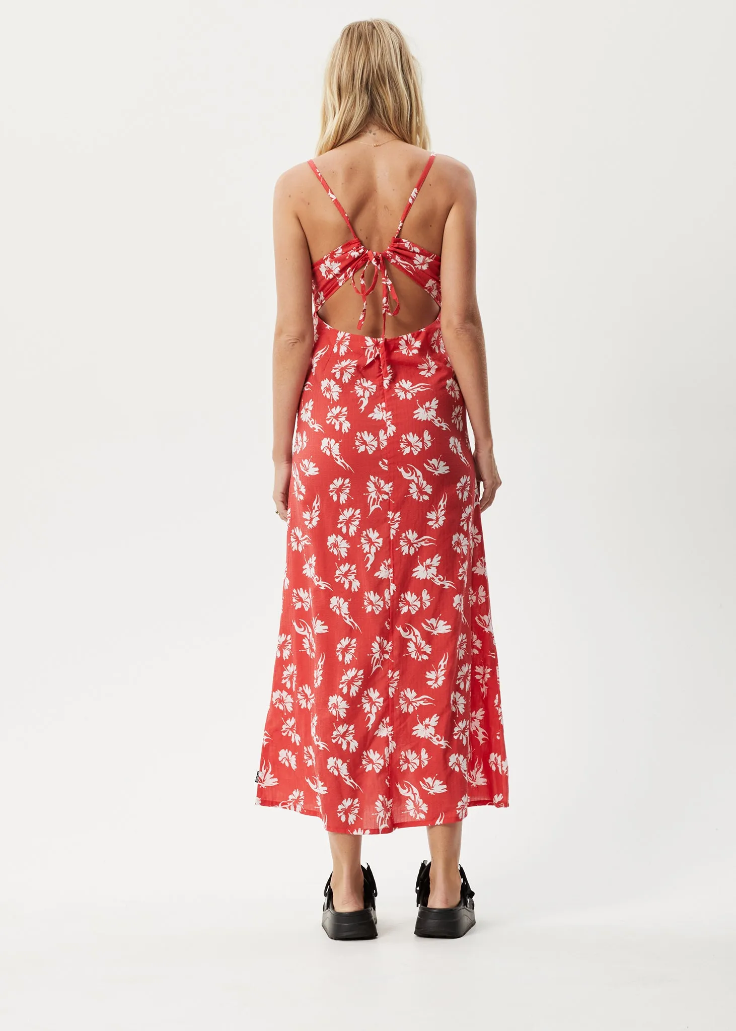 AFENDS Womens Hibiscus - Maxi Dress - Hibiscus
