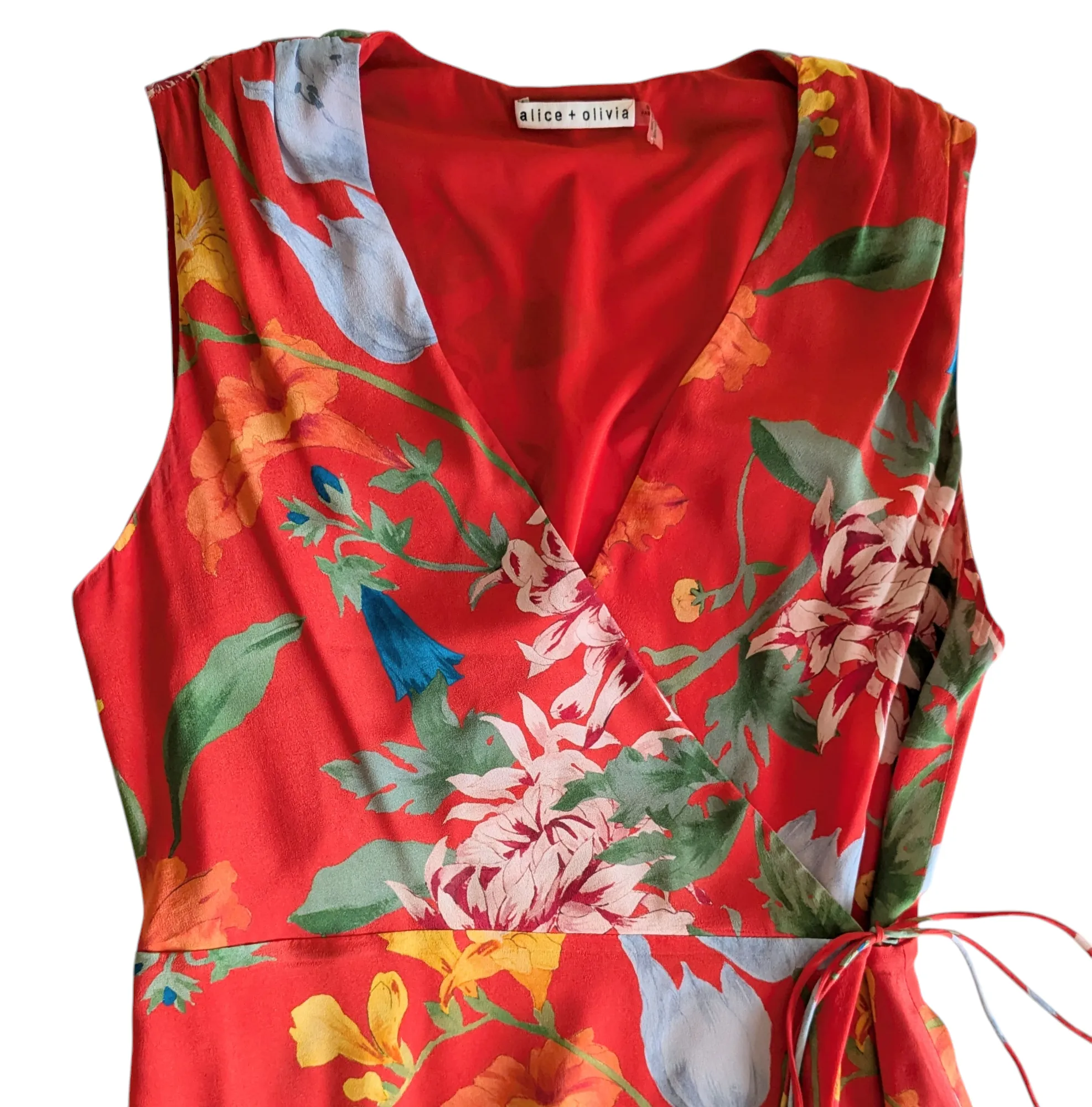 Alice   Olivia Wrap Dress Size 8