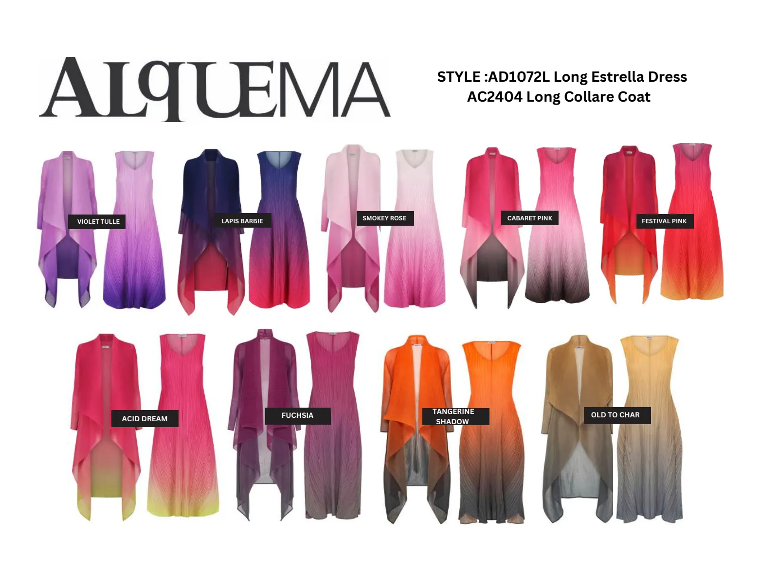 Alquema Long Collare Coat - SILVER TUCSON