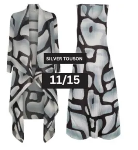 Alquema Long Collare Coat - SILVER TUCSON