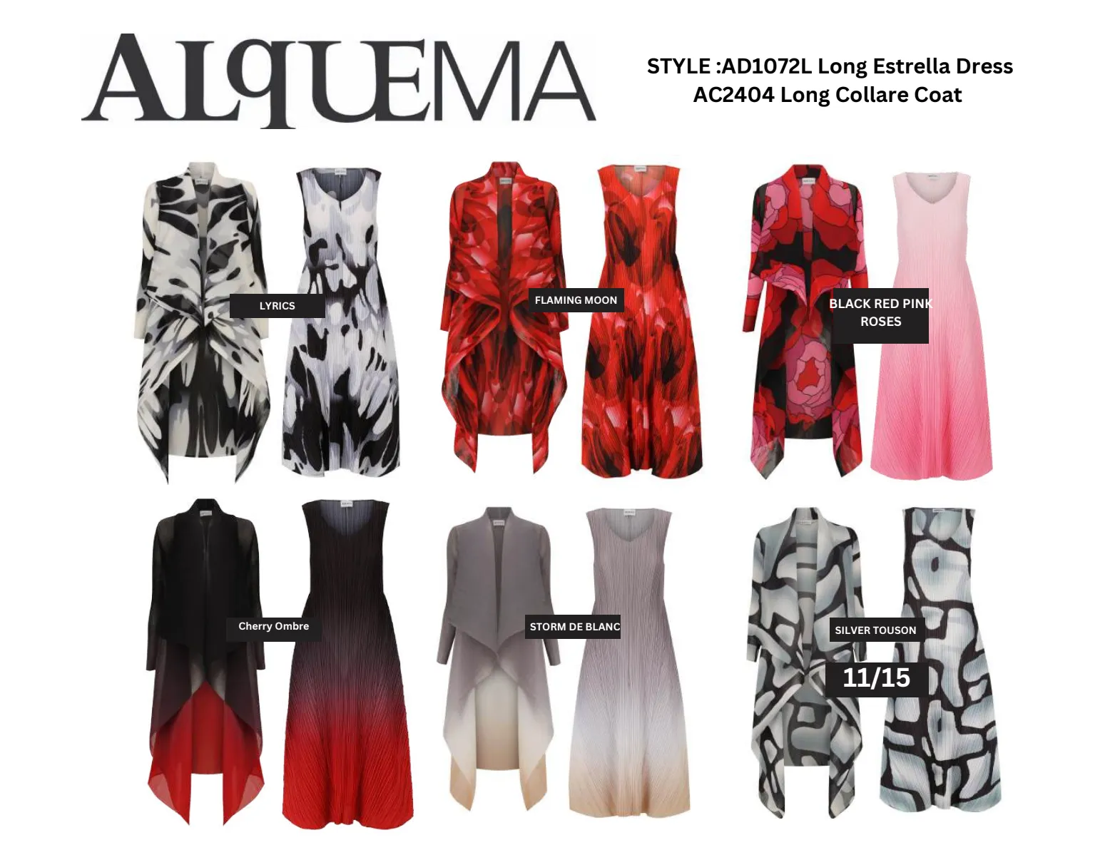 Alquema Long Collare Coat - SILVER TUCSON