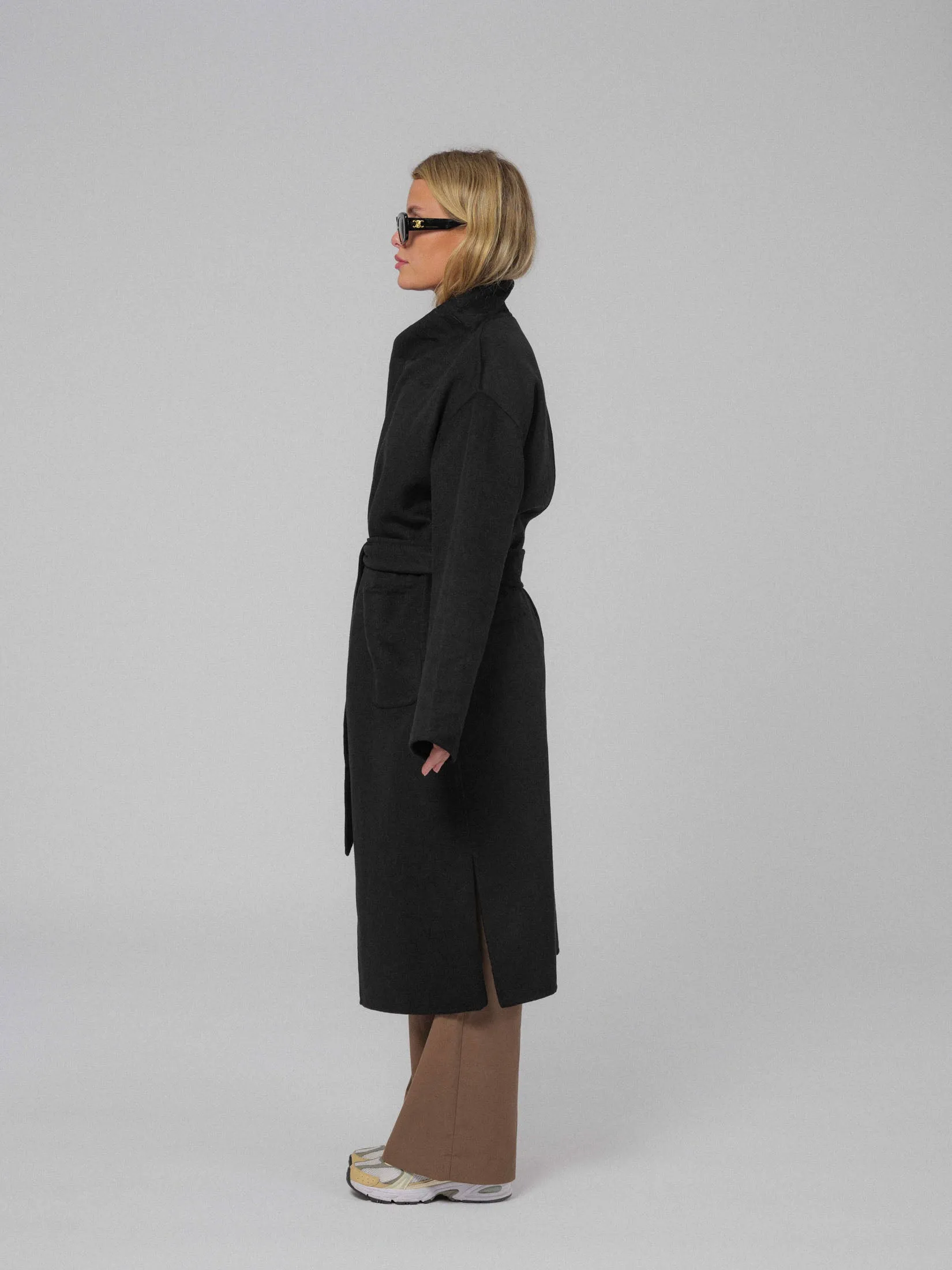 Ana Wool Coat - Black