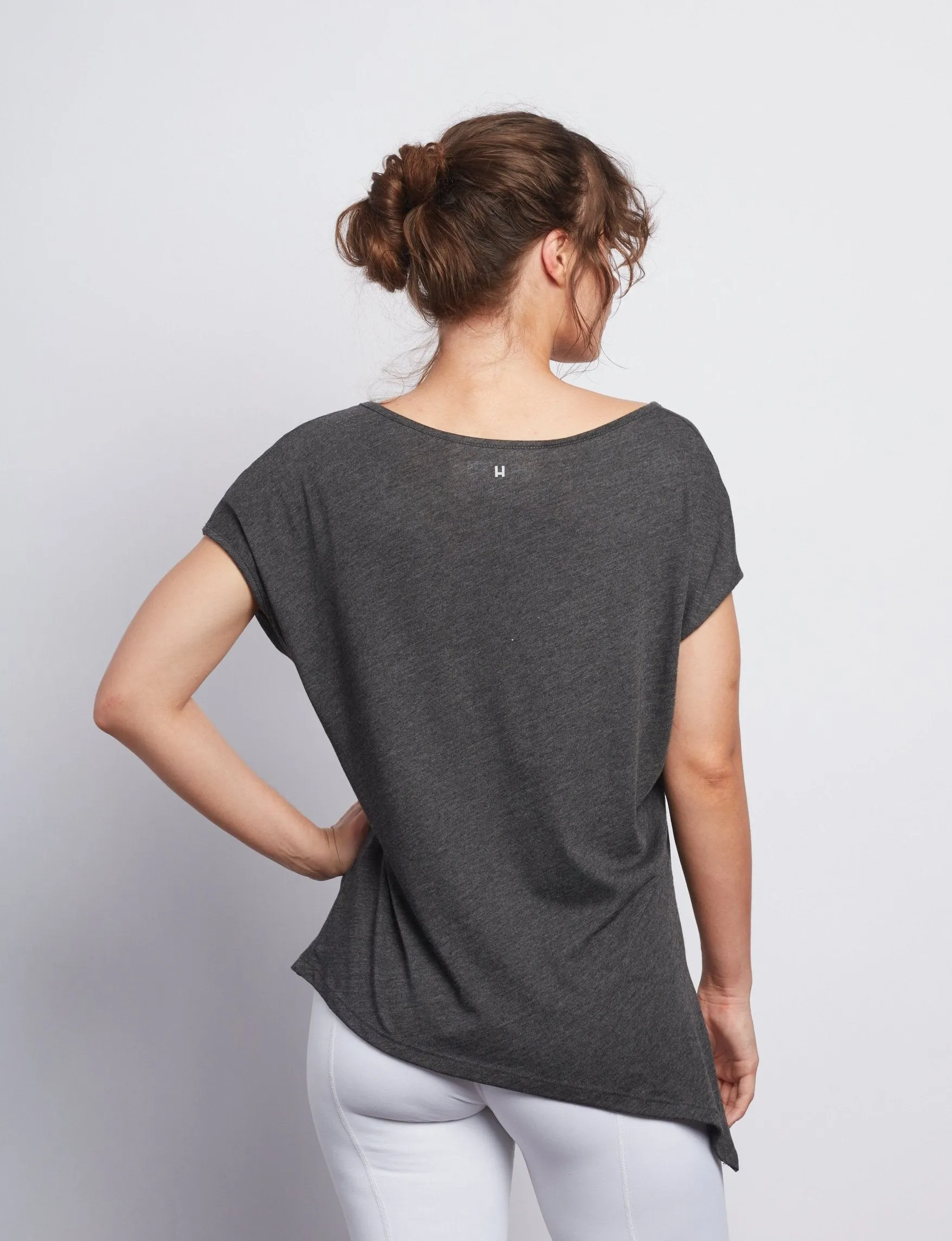 Anthracite Boxy Tee