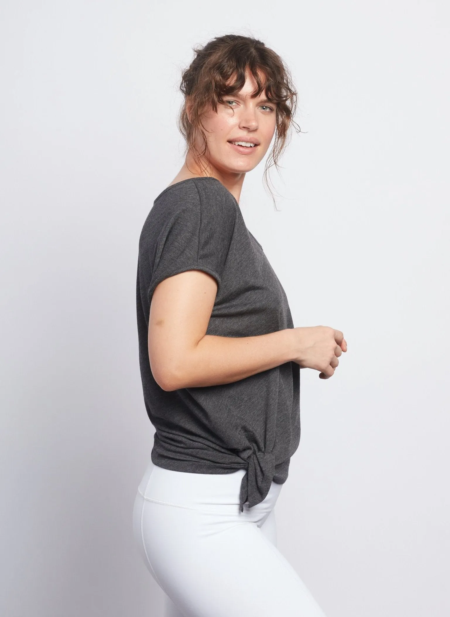 Anthracite Boxy Tee