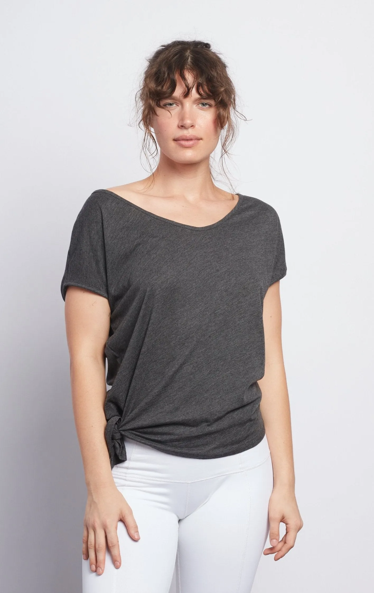 Anthracite Boxy Tee