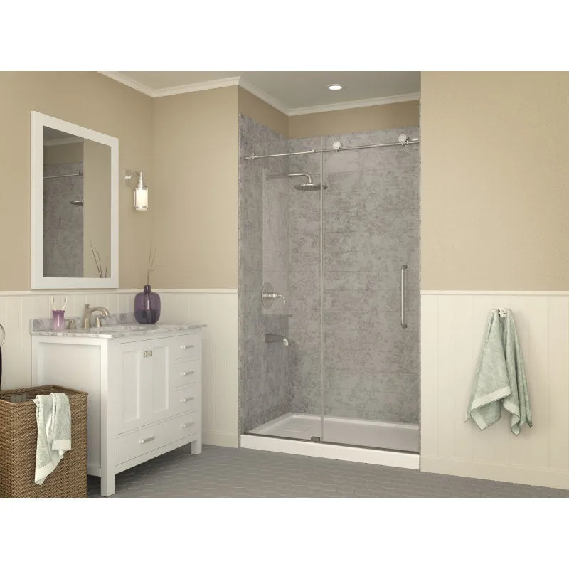 ANZZI Forum Series 48 in. x 32 in. Shower Base in White