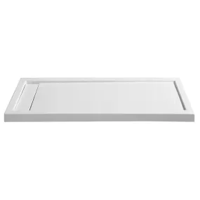 ANZZI Meadow Series 60 in. x 32 in. Shower Base in White