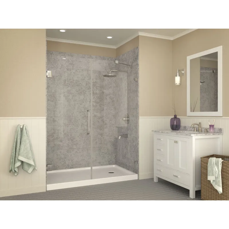 ANZZI Series 36 in. x 60 in. Single Threshold Shower Base in White