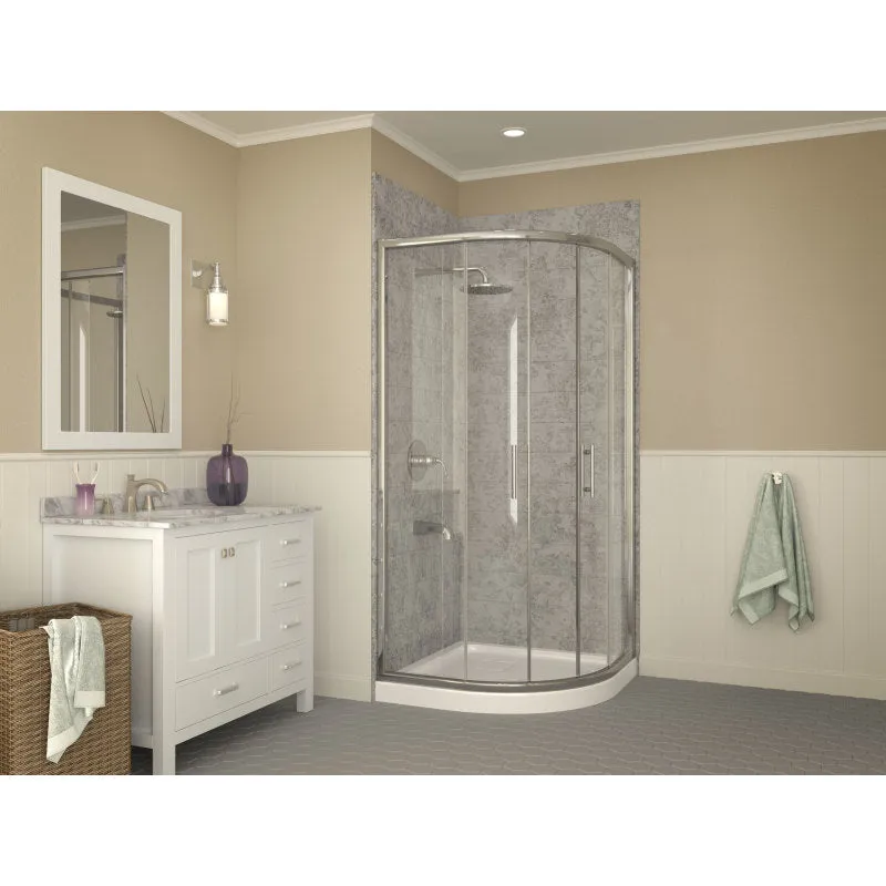 ANZZI Series 38 in. x 38 in. Shower Base in White