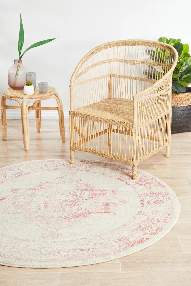 Avenue 702 Round Rug (Rose) by Rug Culture