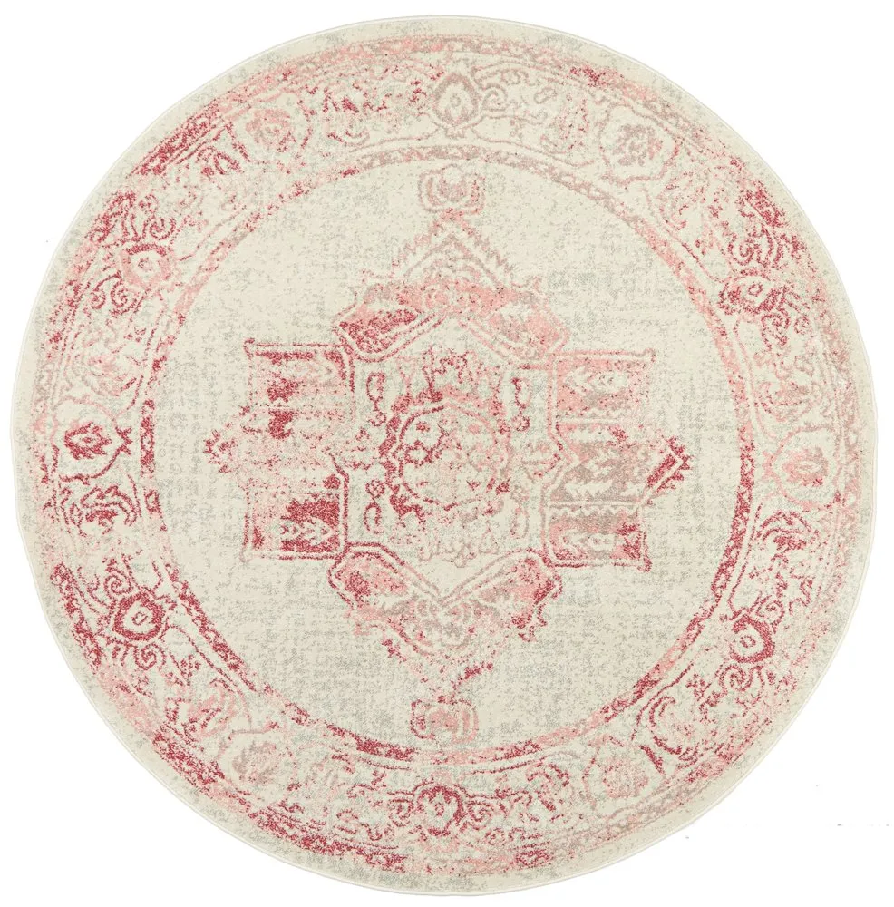 Avenue 702 Round Rug (Rose) by Rug Culture
