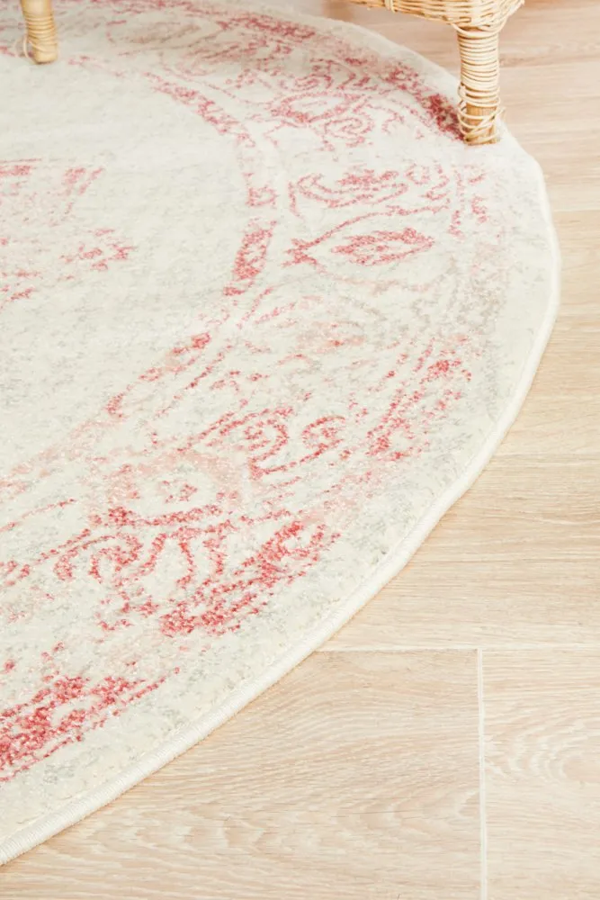 Avenue 702 Round Rug (Rose) by Rug Culture