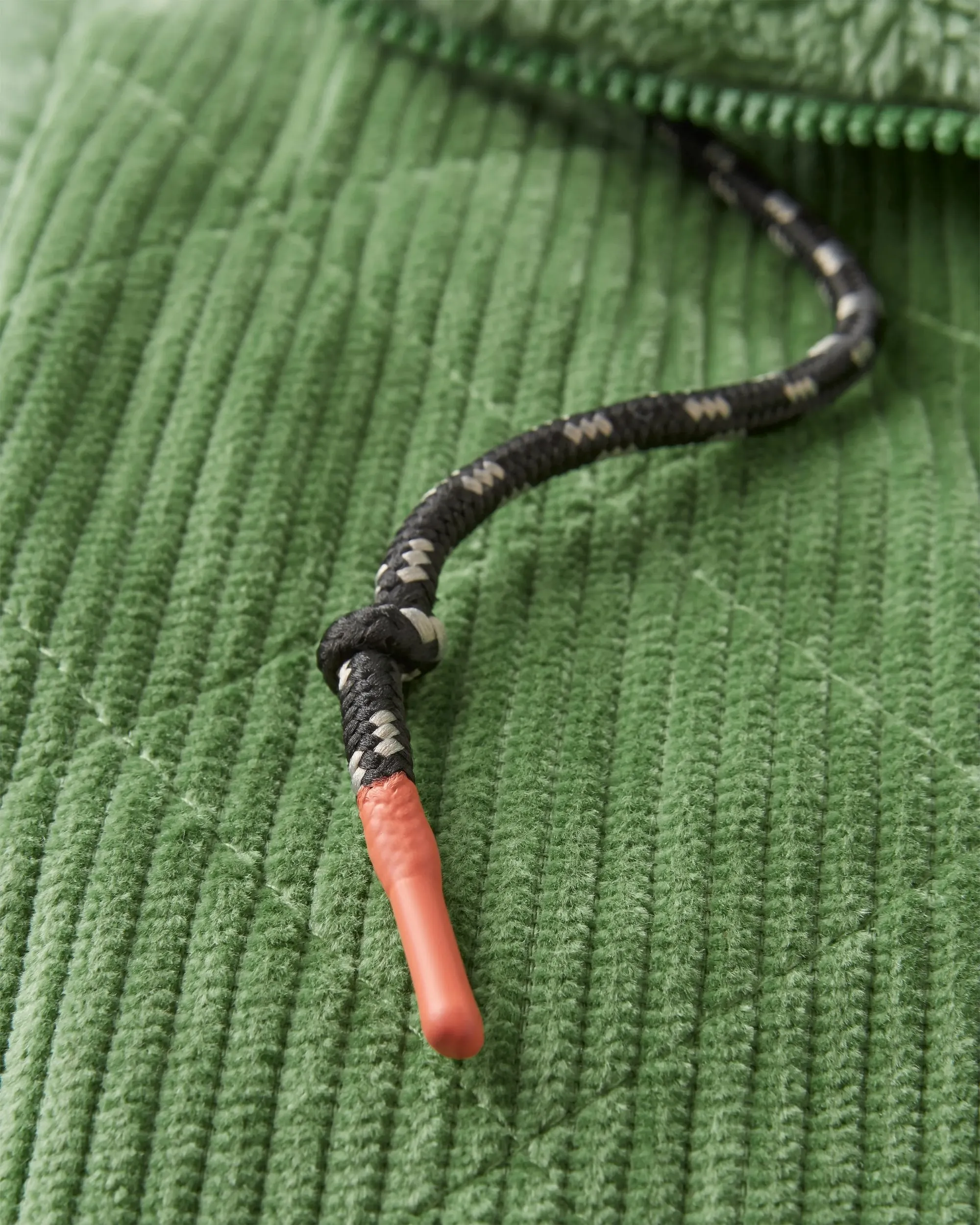 Awaken Recycled Deep-Pile Sherpa Fleece - Stem Green