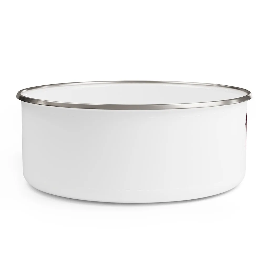 Baby Cupid and Horse Enamel Bowl
