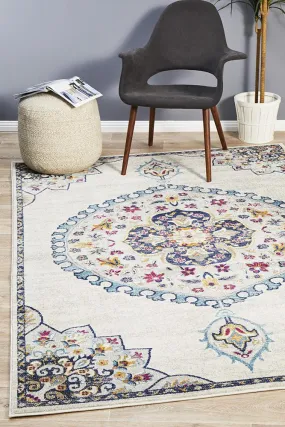 Babylon 202 Rug (White) by Rug Culture