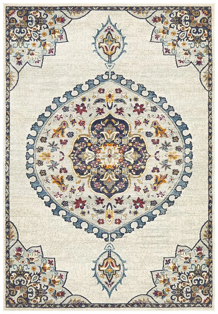 Babylon 202 Rug (White) by Rug Culture