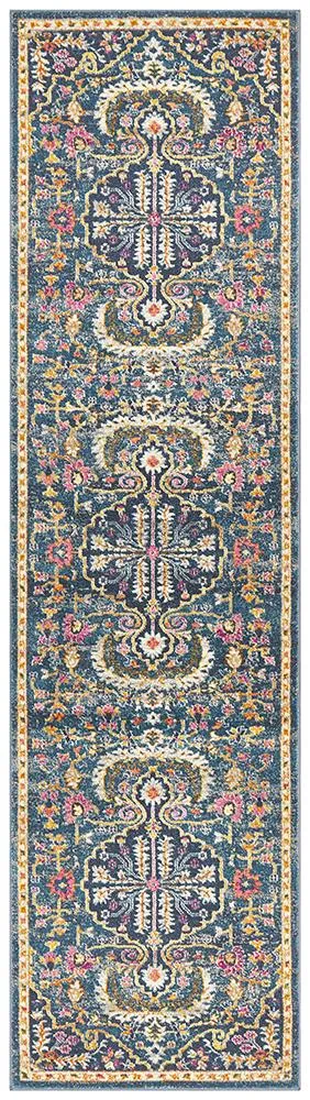 Babylon 209 Navy  Runner Rug