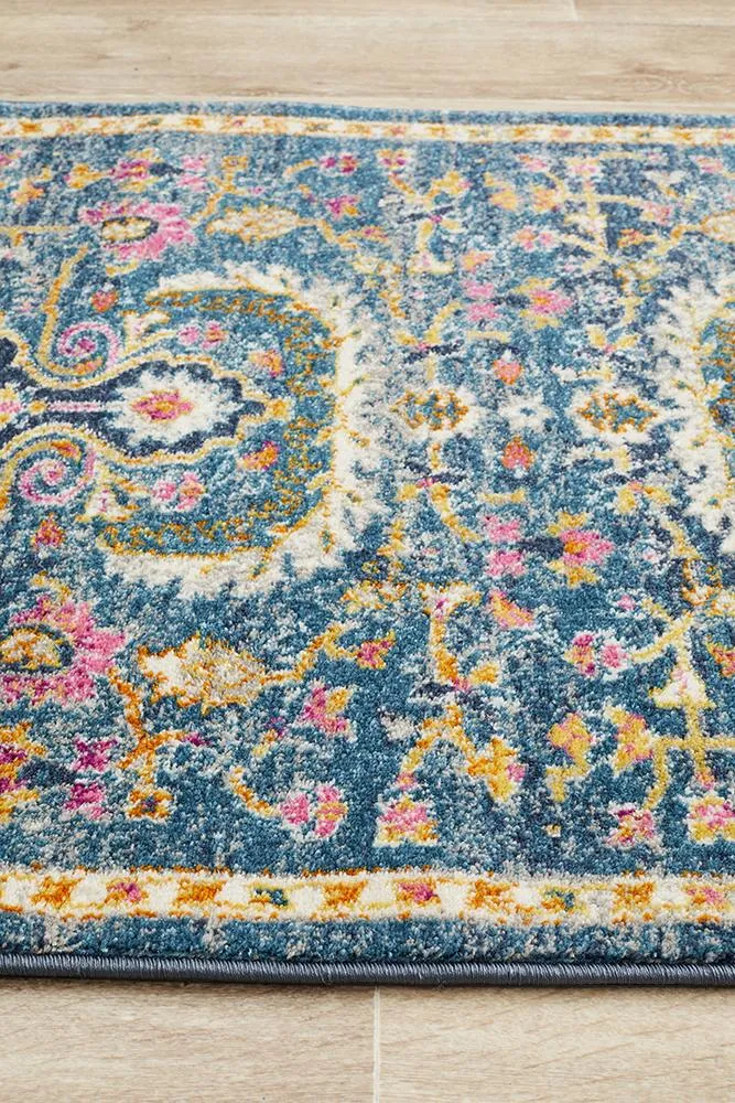 Babylon 209 Navy  Runner Rug