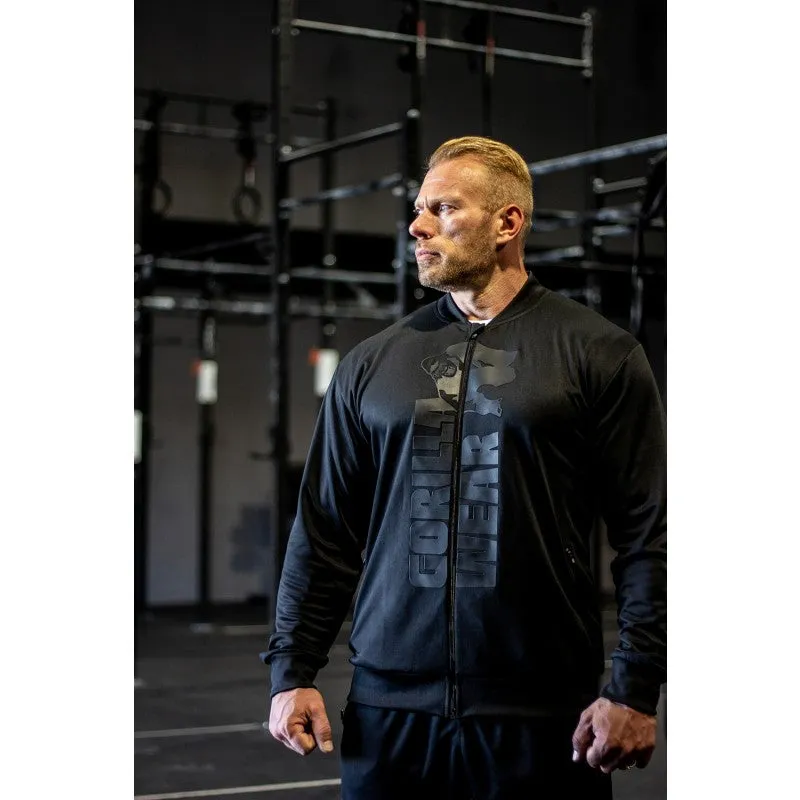 BALLINGER TRACK JACKET - BLACK/BLACK