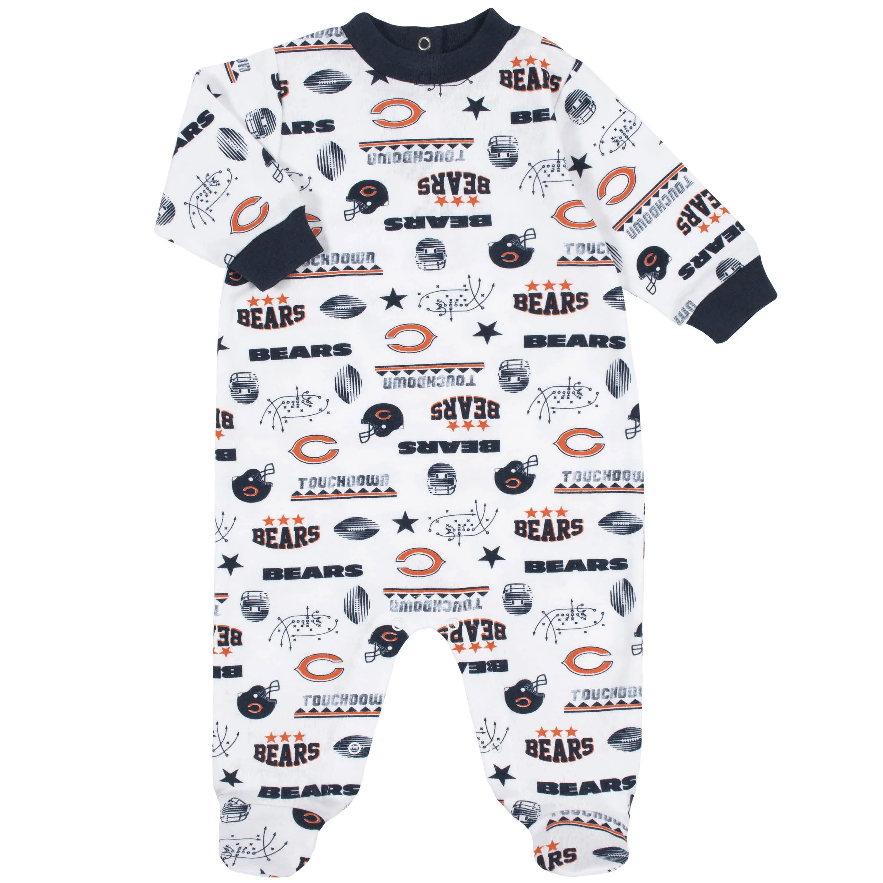 Bears Baby Boys 3-Piece Bodysuit, Sleep 'N Play, and Cap Set