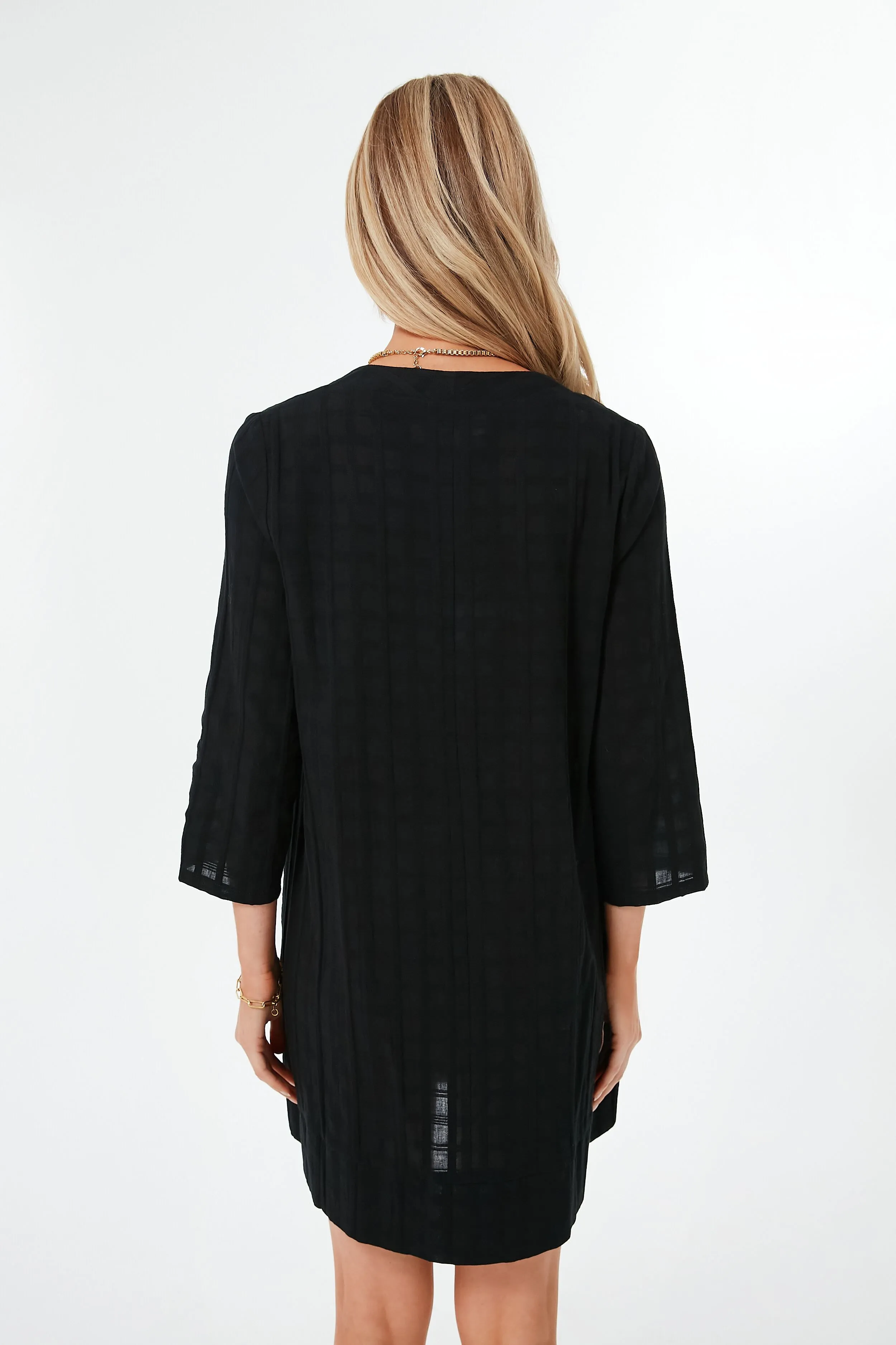 Black Mini Carolina Caftan