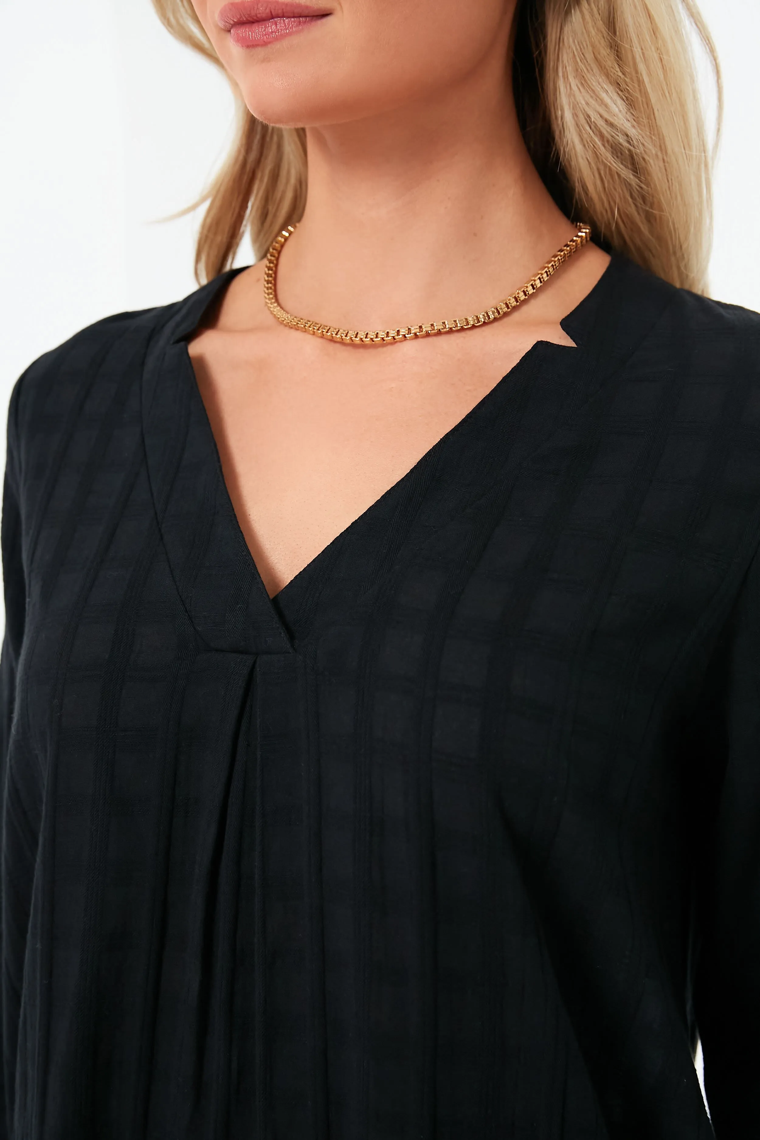 Black Mini Carolina Caftan