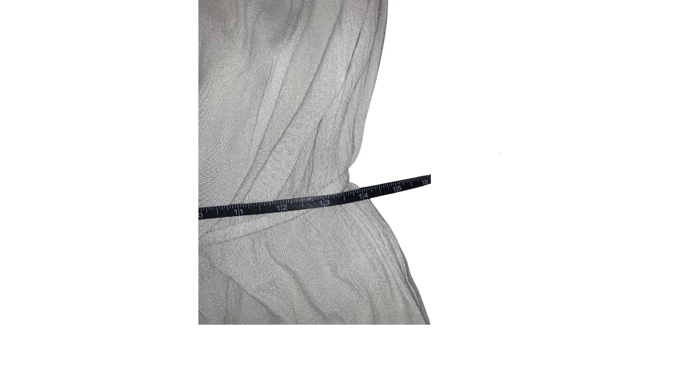 Bohemian Style Lace-Trimmed Romper; L