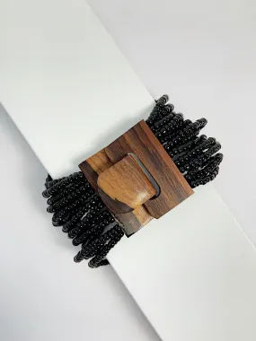 Bolenat Beaded Cuff Bracelet Thin