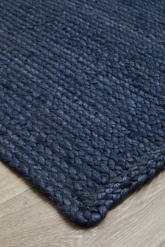 Bondi Rectangle Rug (Navy) by Rug Culture