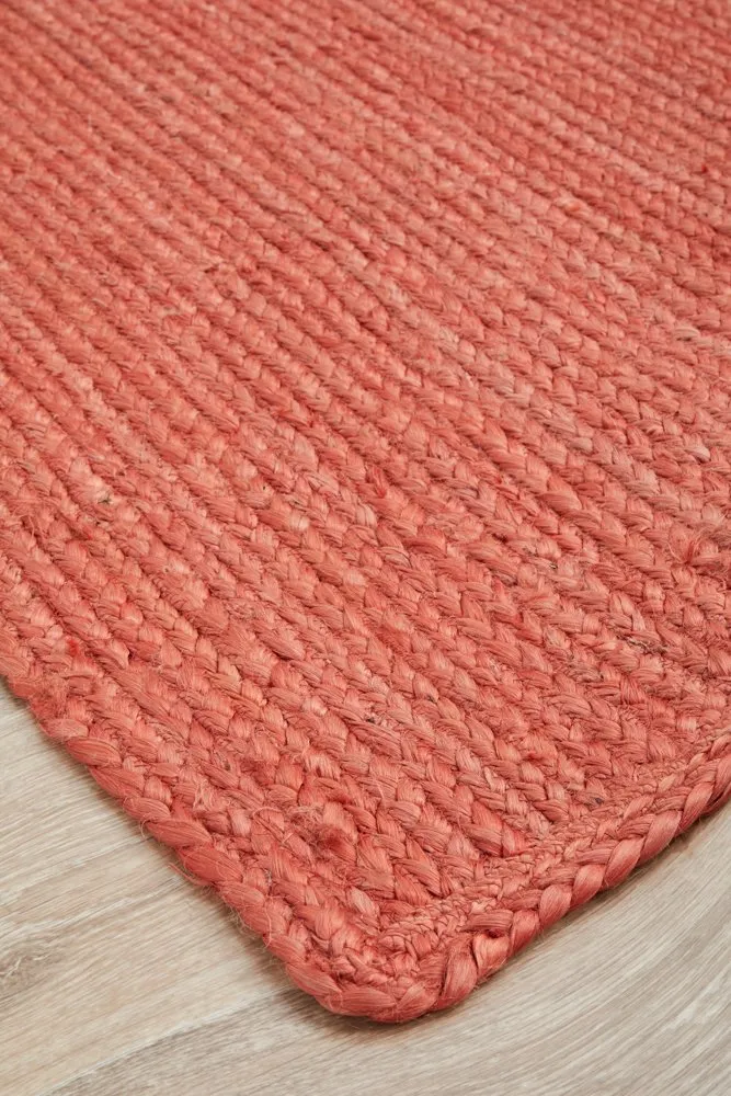 Bondi Rectangle Rug (Terracotta) by Rug Culture