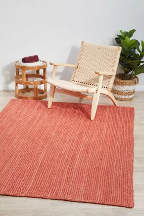 Bondi Rectangle Rug (Terracotta) by Rug Culture