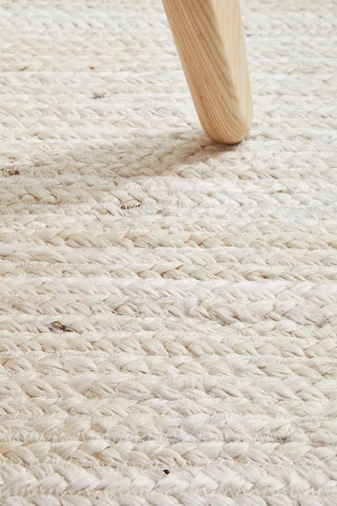Bondi Rectangle Rug (White) by Rug Culture
