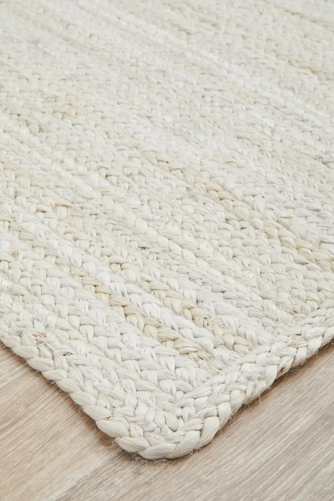 Bondi Rectangle Rug (White) by Rug Culture