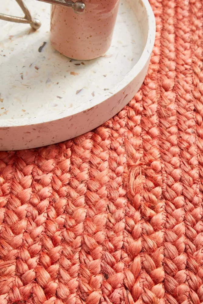 Bondi Rectangle Runner Rug (Terracotta) by Rug Culture