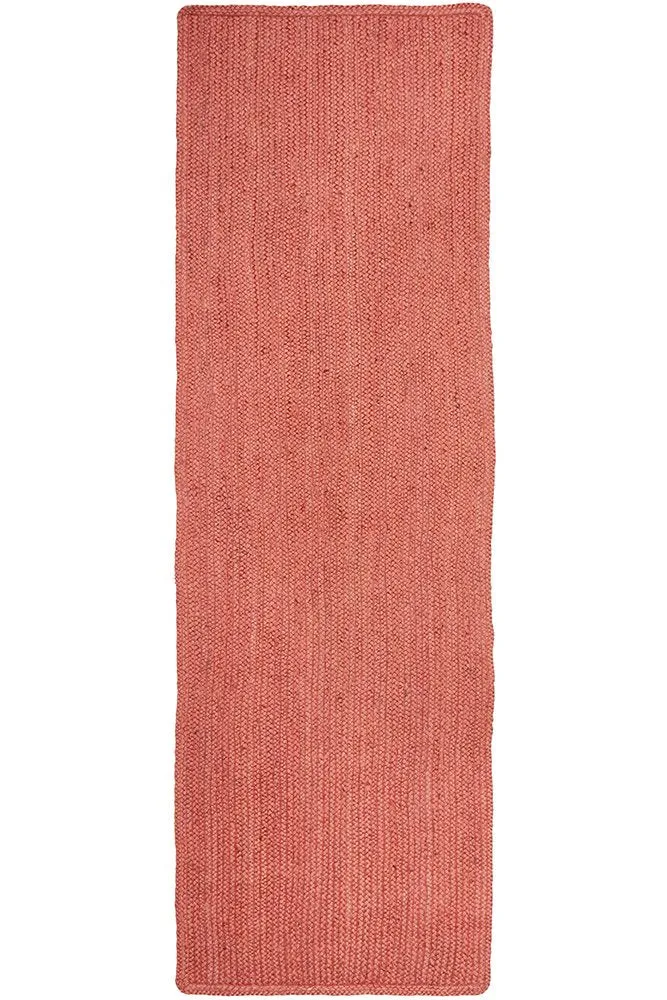 Bondi Rectangle Runner Rug (Terracotta) by Rug Culture