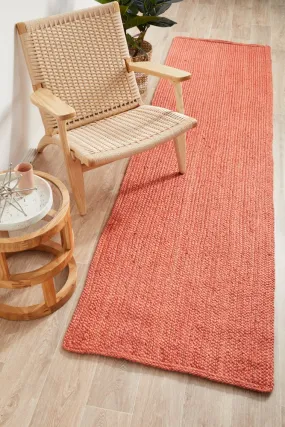 Bondi Rectangle Runner Rug (Terracotta) by Rug Culture