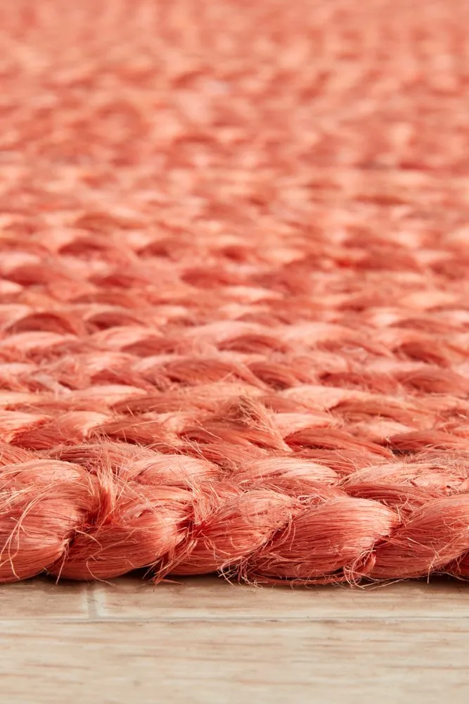 Bondi Rectangle Runner Rug (Terracotta) by Rug Culture
