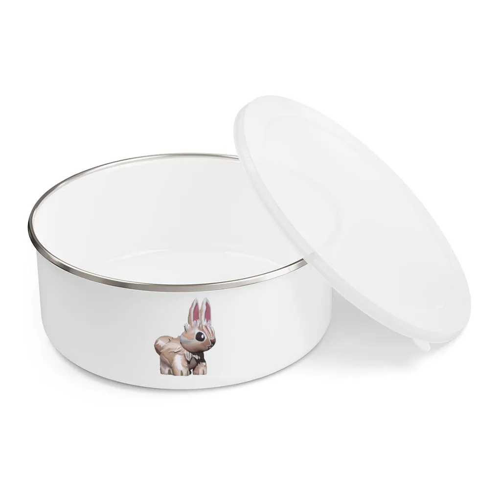 Bunny Enamel Bowl