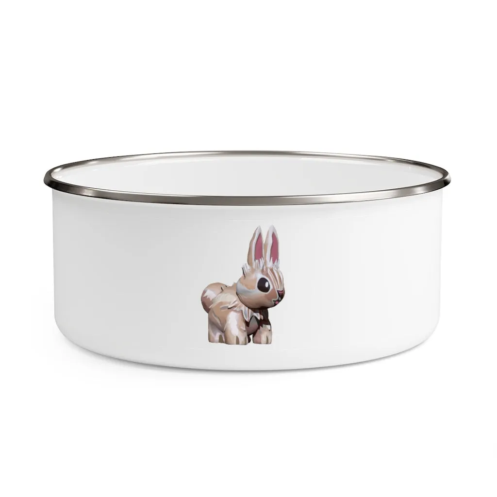 Bunny Enamel Bowl